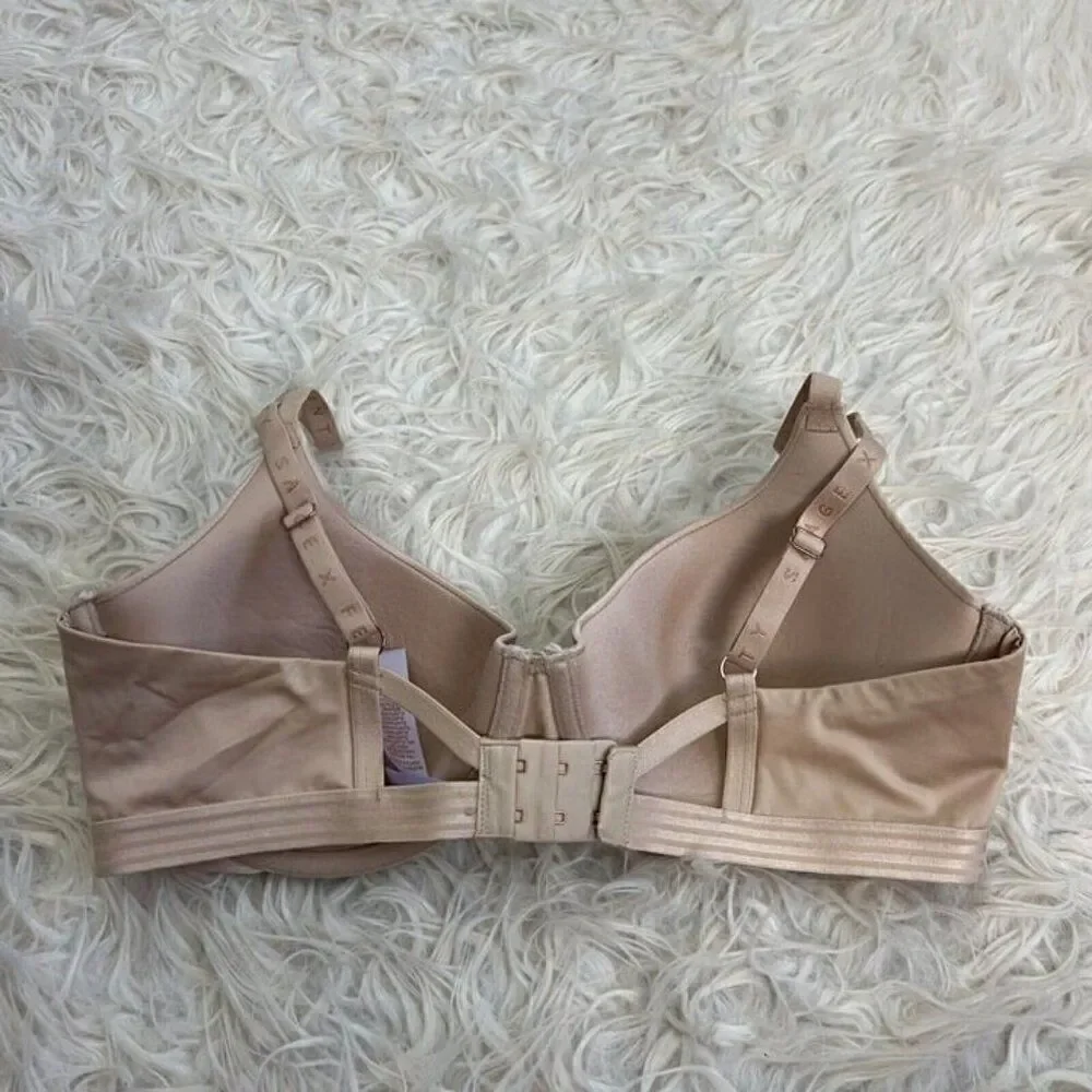 Savage X Fenty Women’s Nude Padded Bra Size 36D Solid Underwire - Picture 2 of 7